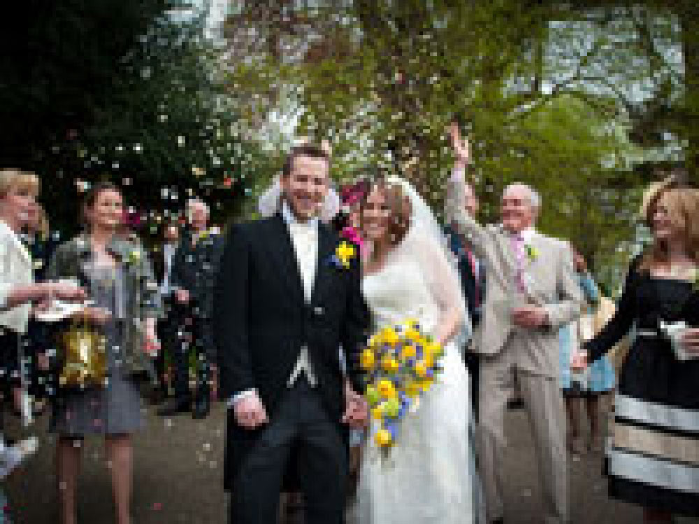 Wedding at St Just in Roseland Church