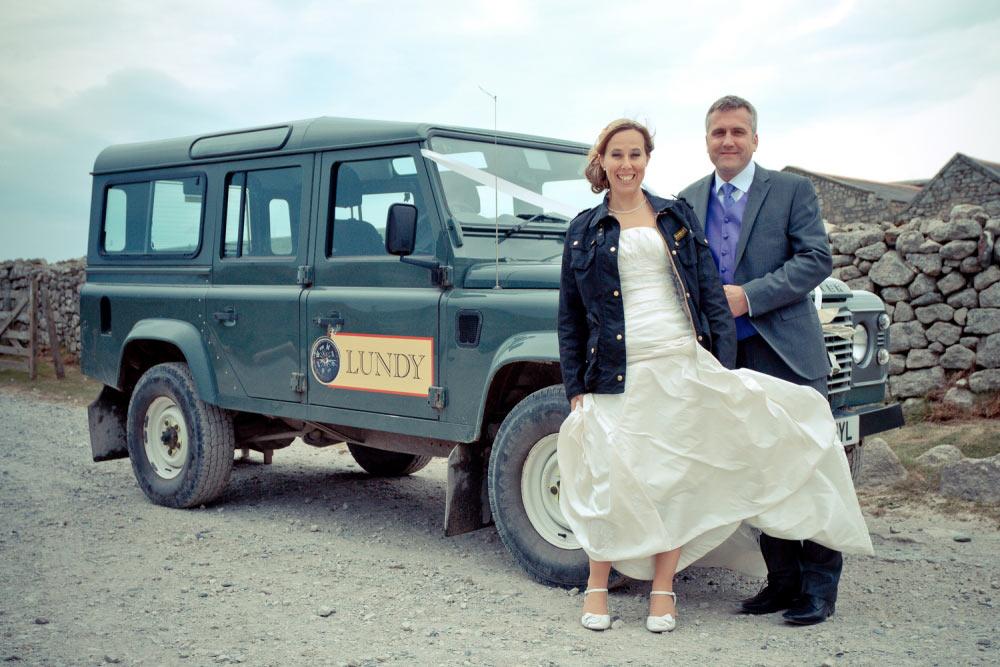 Real Wedding at Lundy Island, Devon