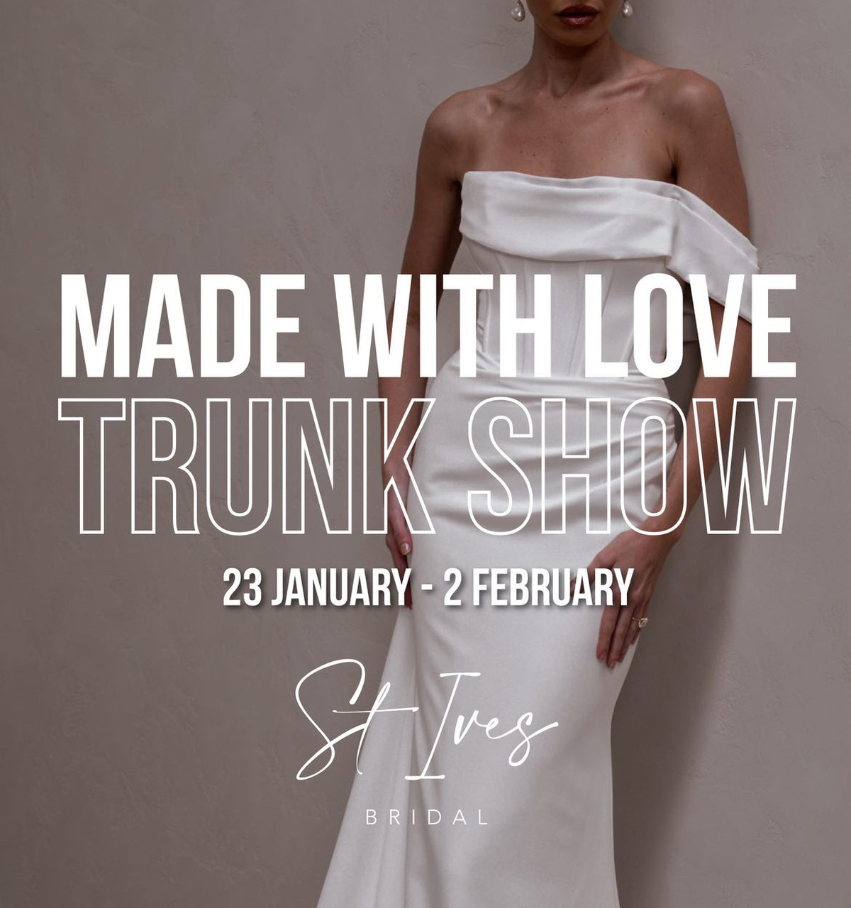 Made With Love trunk show at St Ives Bridal Boutique