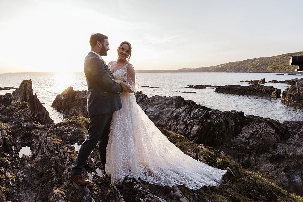 Wedding at Polhawn Fort, Cornwall