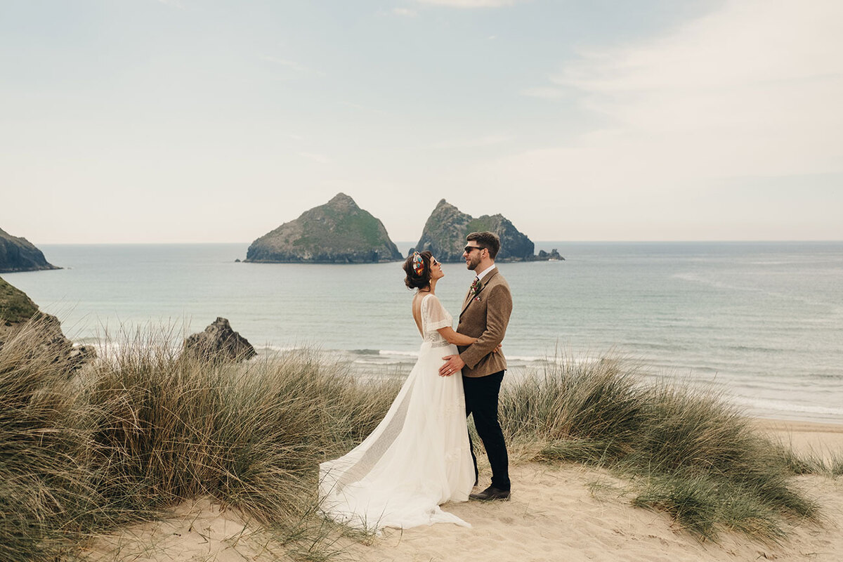 Wedding at Mount Pleasant Eco Park, Cornwall