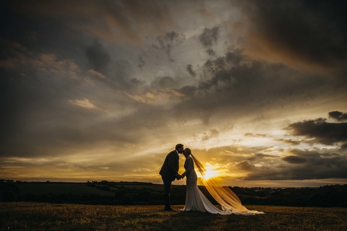 Wedding at Launcells Barton, Cornwall