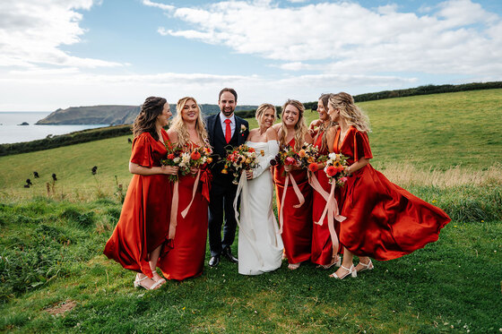 Wedding at Gara Rock, Devon