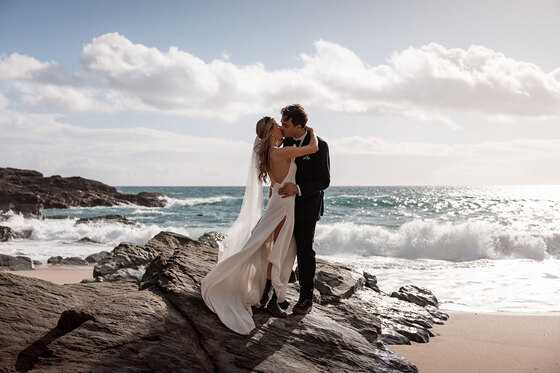 Wedding at Gara Rock, Devon