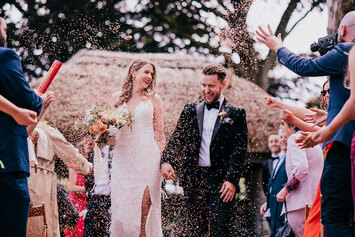 Wedding at Enys, Cornwall