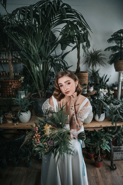 Botanical wedding styling 