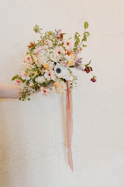 Natural wedding styling, Devon