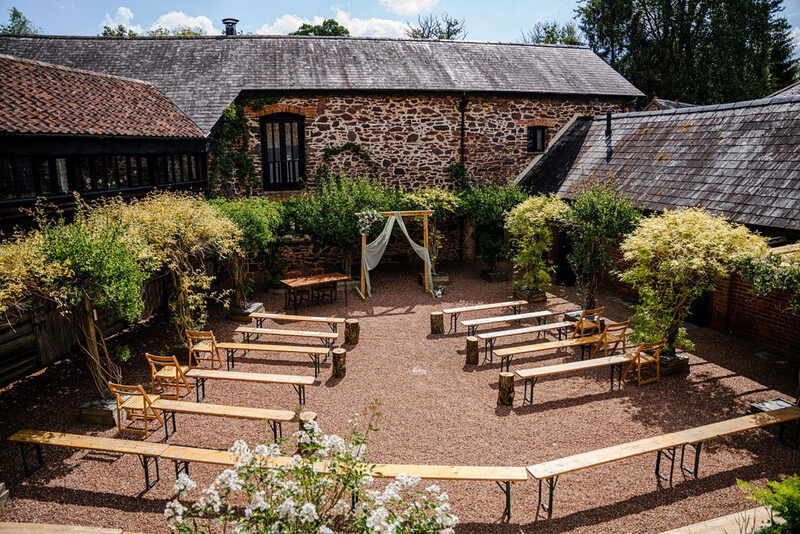 Valleyside Barn - small_WeddingVenuesDevonValleysideBarnValleyside-Barn_Courtyard_Hannah-Frost-Photography.jpg