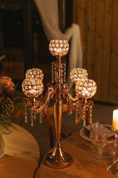 Stennack Farm Wedding table lights