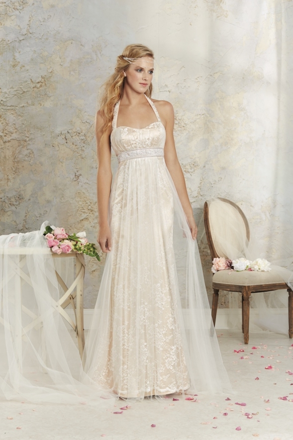 Alfred Angelo Halter Wedding Dress