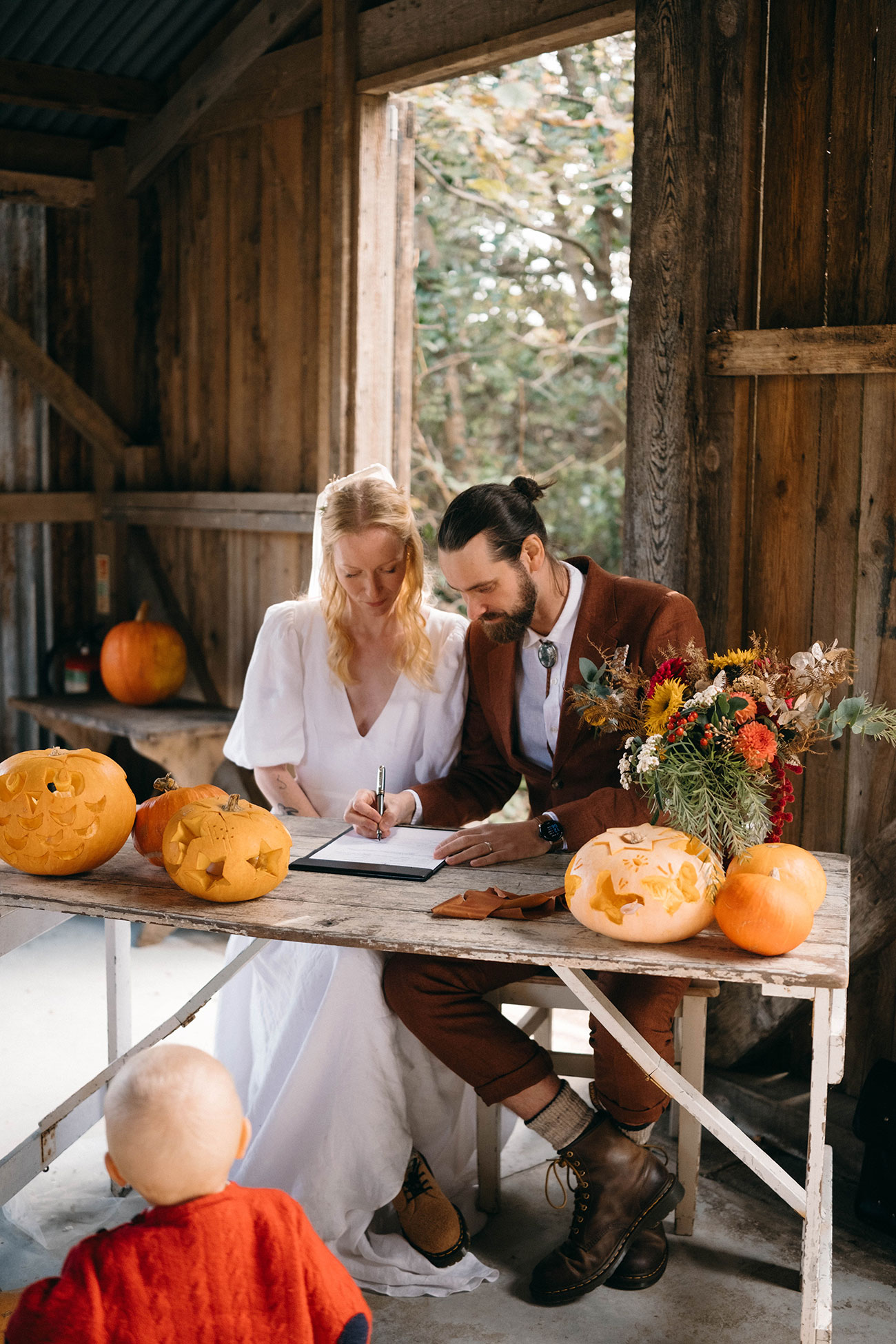 Nancarrow Farm barn wedding