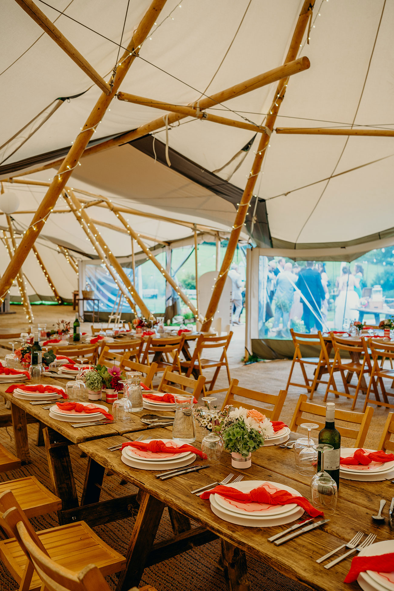 Deer Farm Tipi Wedding Rebecca And Tom 586