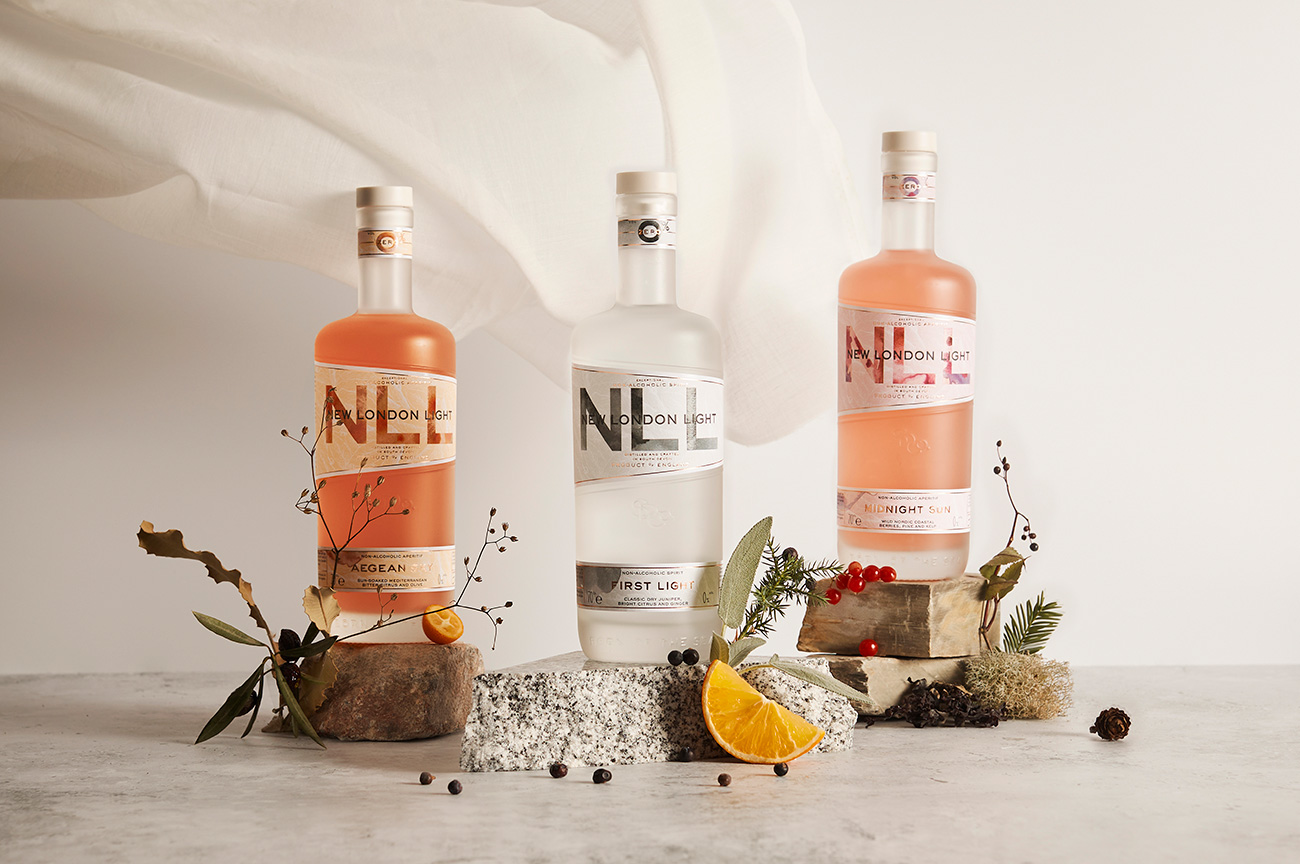 New London Light Non Alcoholic Salcombe Gin Devon Produce Wedding