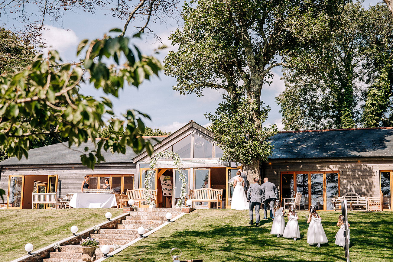 Beachside Wedding Venues Cornwall Tredudwell Manor