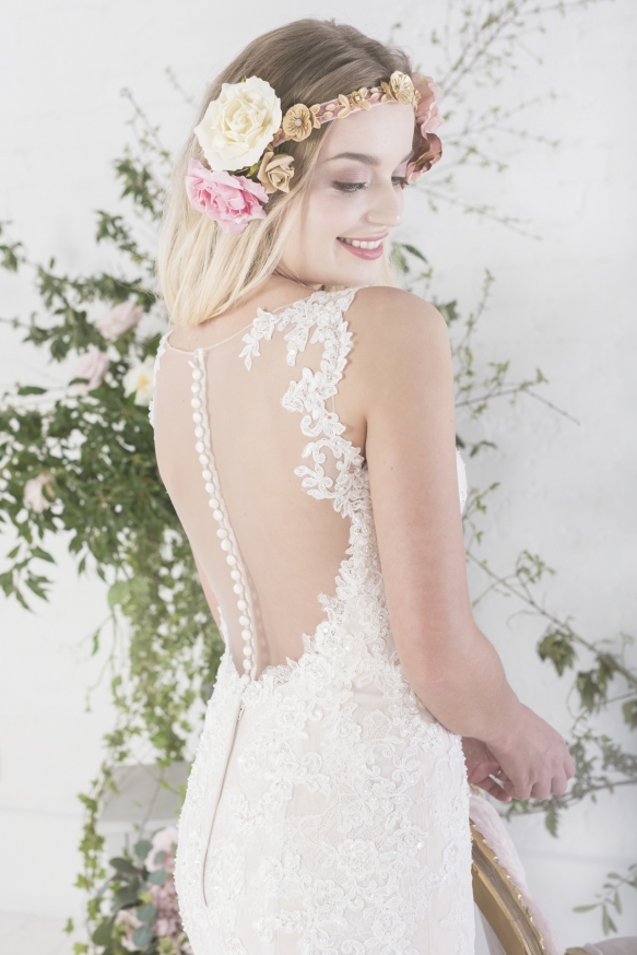 Rhapsody Wedding Dress Back from Claire Pettibone s Romantique