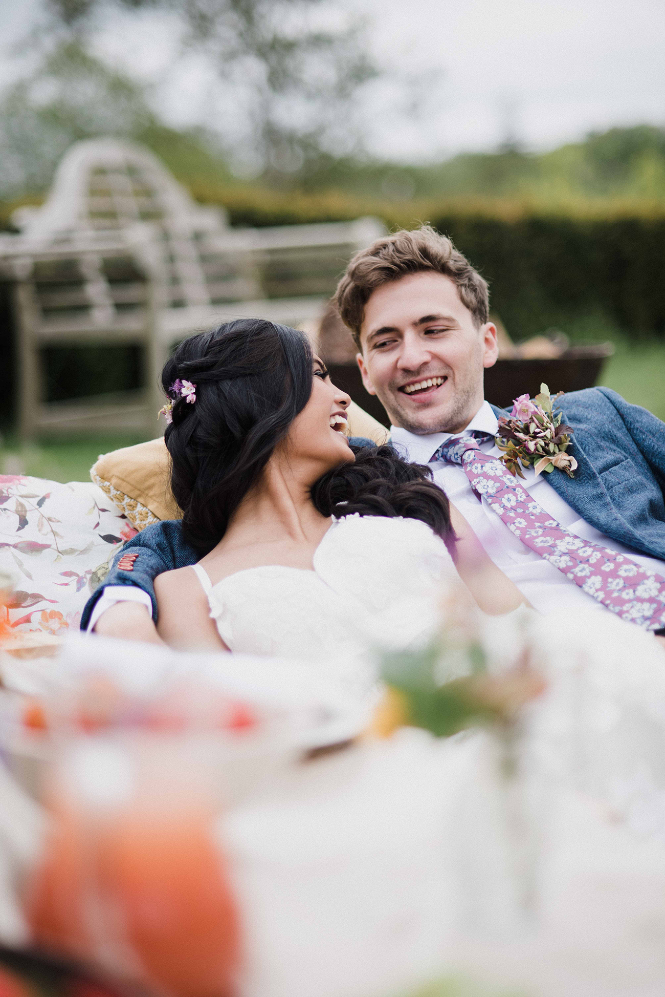 Sustainable Wedding Shoot Pentillie Castle Devon Bride Groom3