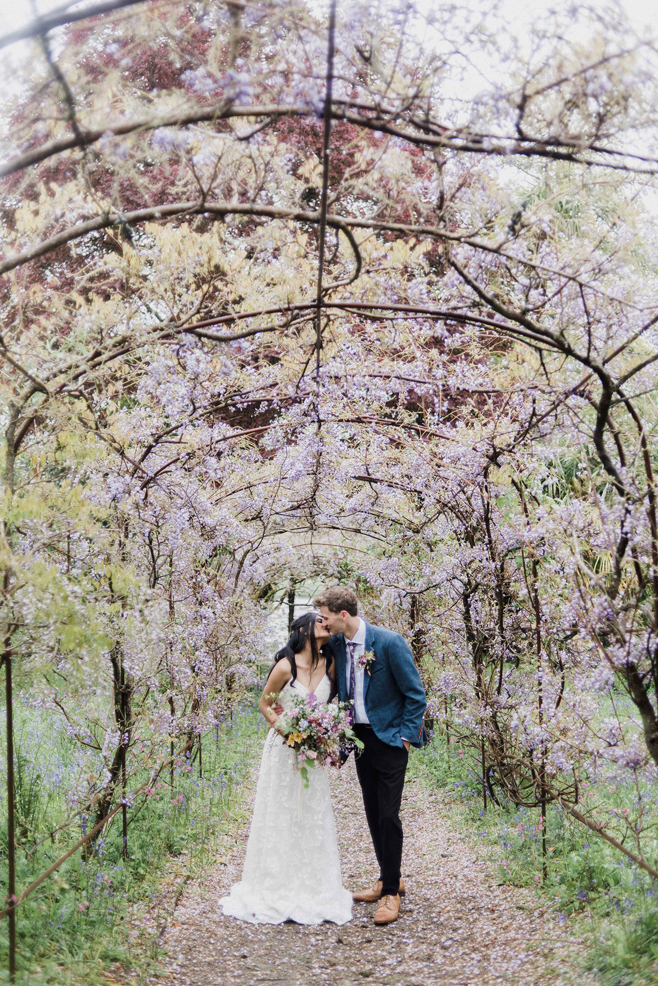 Sustainable Wedding Shoot Pentillie Castle Devon Bride Groom8